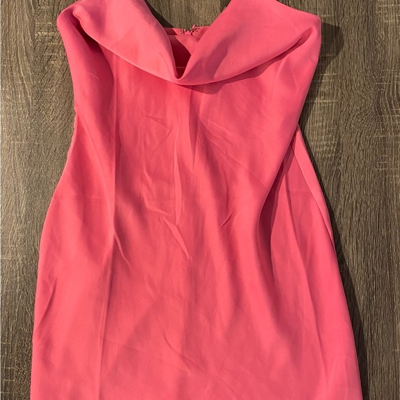 NWOT UO Mallory Cowl Neck Slip Dress xs urban outfitters pink new flattering - Picture 11 of 12